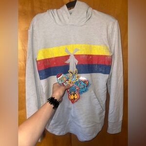 Vintage Dutch Bros Hoodie Size M Unisex and 5 stickers